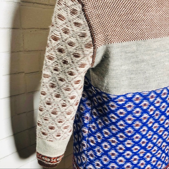 J Crew Inside Out Fair Isle Sweater Sz S - Picture 6 of 7